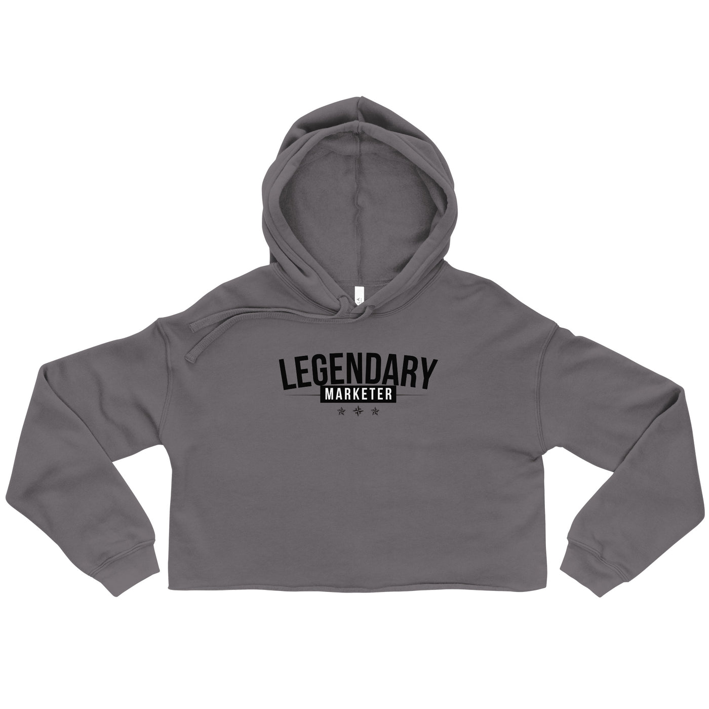 Trendy Legendary Marketer- Crop Hoodie