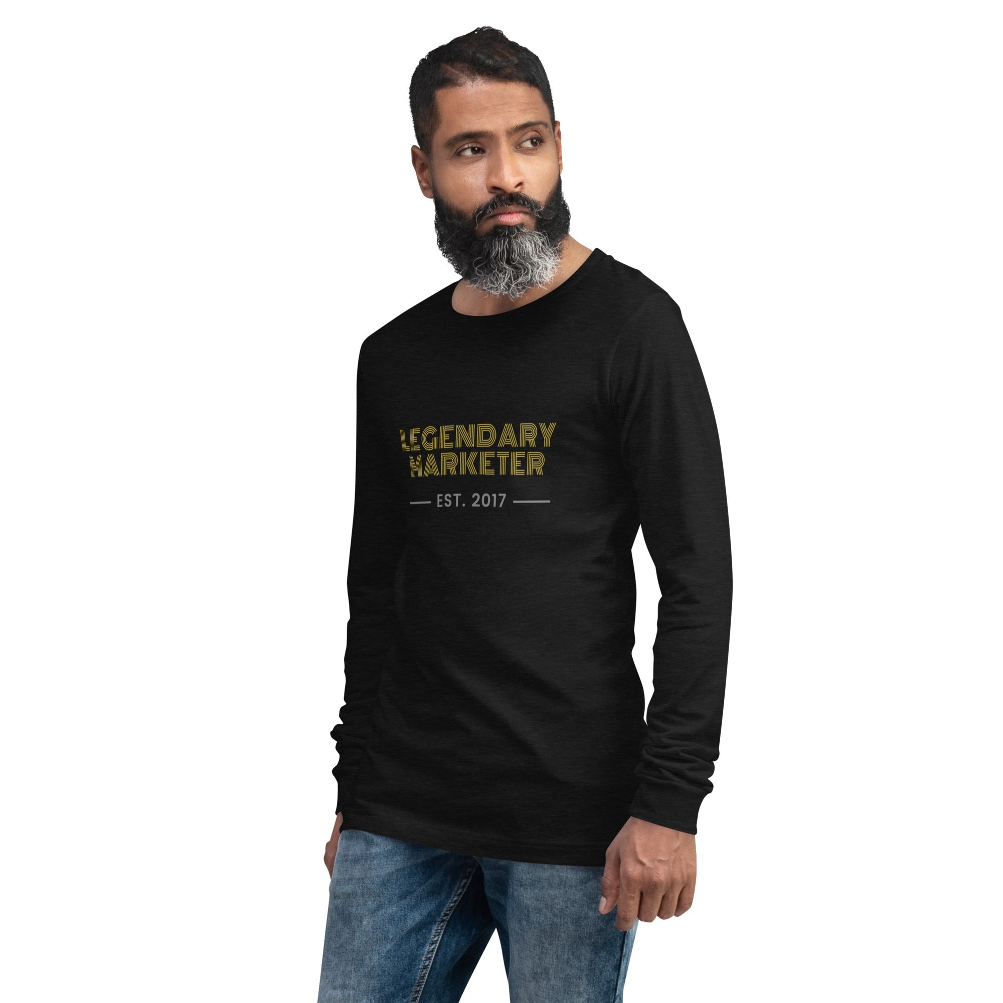 'Legendary Marketer Retro' Long Sleeve Tee